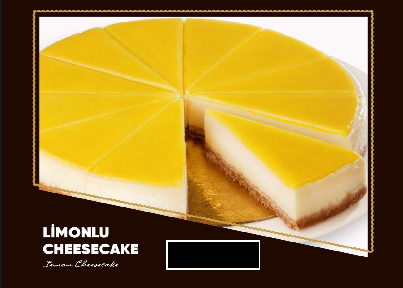 LİMONLU CHEESECAKE